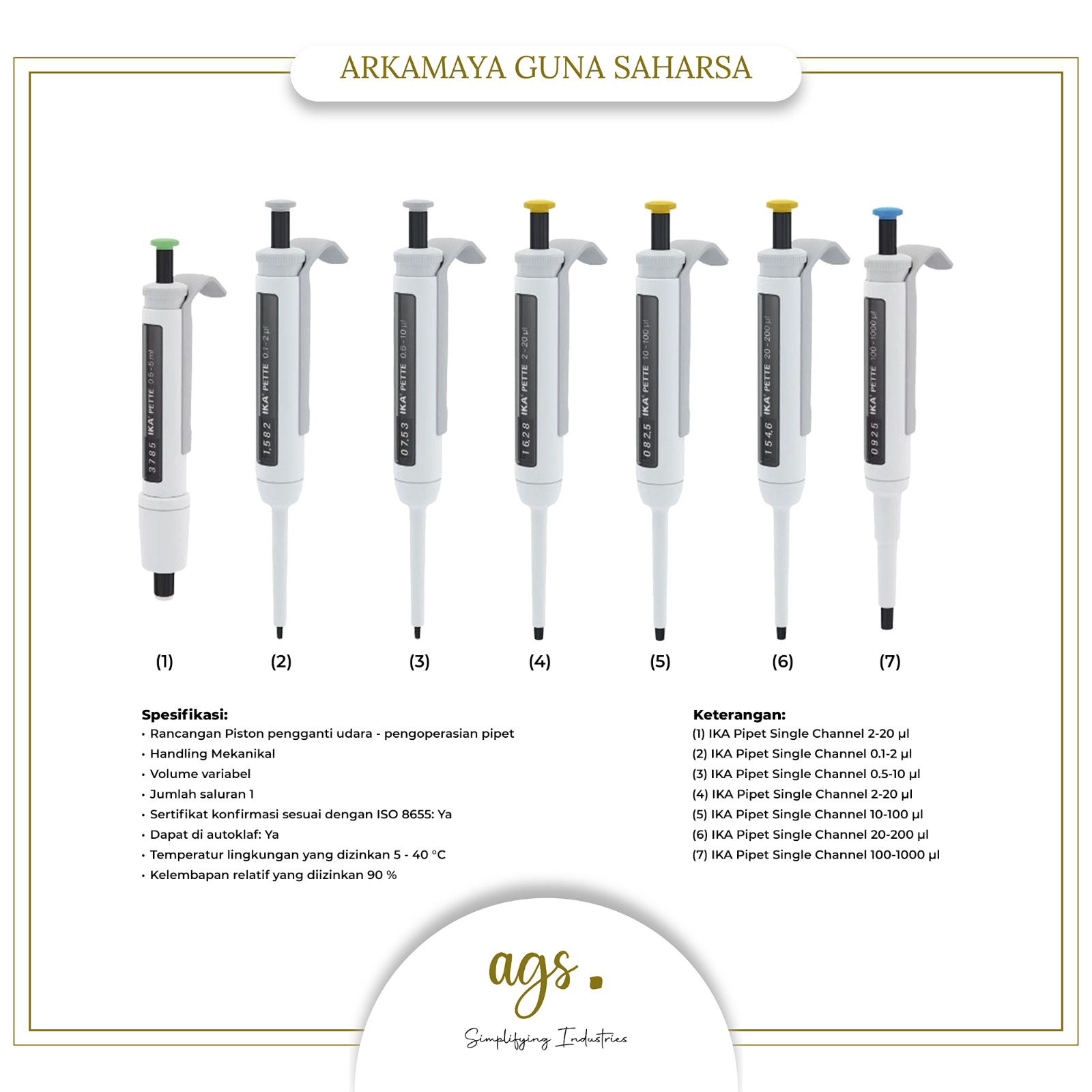 Pipet Single Channel 0.5-10 ul
